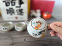 兮元記可愛柿子貓汝窯石瓢壺茶具套裝禮盒送朋友閨蜜生日禮物創(chuàng)意伴手禮 柿子貓汝窯石瓢壺1壺2杯-禮盒裝 曬單實拍圖