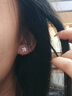 QMXDS999足銀耳釘女士磨砂花朵耳鉤2026新款耳環(huán)簡(jiǎn)約素雅學(xué)生通勤耳飾 999銀磨砂花朵耳鉤（一對） 曬單實(shí)拍圖