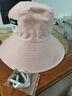 繽清鹿漁夫帽女夏季韓版防曬太陽(yáng)帽遮陽(yáng)帽春秋百搭日系雙面盆帽魚(yú)夫草帽 粉色 雙面標 正反面可帶 曬單實(shí)拍圖