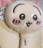 名創(chuàng  )優(yōu)品（MINISO）Chiikawa毛絨手持鏡子化妝美妝鏡便攜實(shí)用吉伊烏薩奇小八可愛(ài)禮物 Usagi毛絨手持鏡1件 曬單實(shí)拍圖