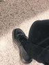 馬?。―R.MARTENS）Adrian YS早秋一腳蹬黃車線光面皮黑色樂福皮鞋 黑色 38 曬單實拍圖