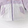 戴維貝拉女童外套棉服冬裝男童寶寶加絨防水透濕連帽棉衣 曬單實拍圖