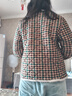 奉孝媽媽冬裝小棉襖加厚羊羔絨短款中老年人女裝花棉衣外套棉服秋冬季 曬單實(shí)拍圖