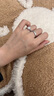 DRIG鉆戒指女求婚結婚一克拉莫桑石純銀送女友老婆生日禮物七夕情人節(jié) 主鉆1克拉 (90％客戶的選擇) 閉口-不可調節(jié)(量好尺寸備注客服 曬單實拍圖