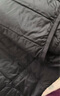 無(wú)印良品（MUJI）男式 輕量羽絨便攜式 背心  黑色 M  曬單實(shí)拍圖
