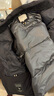 哈吉斯（HAZZYS）男裝外套面包服羽絨服ASFZU0BDX08 黑色BK 180/100A50 曬單實(shí)拍圖
