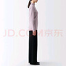 無印良品（MUJI）女式 柔軟棉 高領(lǐng)長(zhǎng)袖T恤 打底衫 FCD85C3A 煙熏粉色 XL(165/92A) 曬單實(shí)拍圖