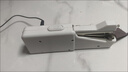 米黛蕾手持縫紉機帶雙線(xiàn)家用電動(dòng)多功能便攜迷你小型簡(jiǎn)易吃厚DIY手工裁 白色電動(dòng)縫紉機 曬單實(shí)拍圖