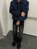 7家優(yōu)品夾克棉服男女冬季美式夾棉男士棉服冬季外套男棉衣男女棉襖男情侶 WCFS-D22藏青色【棉服】 XL 曬單實(shí)拍圖