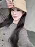 MARDI桃心logo羊毛衫24秋冬新款休閑百搭針織開(kāi)衫女上衣小眾設計 TF903 灰色 均碼 曬單實(shí)拍圖