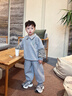 齊齊熊（ciciibear）【2025春裝新品】寶寶春秋款套裝男童運(yùn)動(dòng)衛(wèi)衣兒童洋氣上衣 花灰色 100 曬單實(shí)拍圖