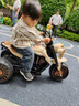 柏德士?jì)和婢唠妱?dòng)遙控車(chē)高端玩具1-5歲6-10歲男女寶寶幼兒園生日禮物 棕金色【尊享版】 遙控+雙驅+大電瓶/（續航4-5h） 曬單實(shí)拍圖