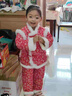 可歆寶貝女童碎花棉襖加絨年服套裝秋冬裝兒童新中式加厚棉服棉褲兩件套潮 紅色套裝配包 110碼建議3-4歲（身高100左右） 曬單實(shí)拍圖