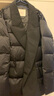 edition拼接西裝領(lǐng)羽絨服女運動風(fēng)短款鴨絨外套 黑色 S 160 曬單實拍圖