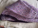 樂(lè )町拼色V領(lǐng)線(xiàn)開(kāi)衫20浪漫紫色毛針織女C2EDE1230 紫色 S 曬單實(shí)拍圖