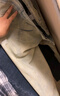 頂峰保羅（Dingfengbaoluo）水洗泥黃牛仔褲男士秋季潮牌闊腿休閑寬松長(cháng)褲子DFS20黃泥色M 曬單實(shí)拍圖