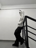 辰衣純美式杜賓犬小惡魔設(shè)計(jì)感連帽開衫衛(wèi)衣男女秋冬加絨加厚設(shè)計(jì)感外套 白灰色（加絨優(yōu)質(zhì)版） M 曬單實(shí)拍圖