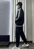 阿迪達斯 （adidas）男子經(jīng)典三條紋休閑舒適運動防風(fēng)拼接百搭休閑潮流寬松夾克外套 TR30JT-BW 【新款logo】 M 曬單實拍圖