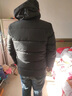 啄木鳥(niǎo)九江羽絨服男士冬季2024新款爸爸冬裝商務(wù)中長(cháng)款加厚保暖外套中年 Y08款黑色 180/3XL建議135-155斤 曬單實(shí)拍圖