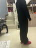 Navigare意大利小帆船女士通勤休閑褲直筒長(cháng)褲西裝褲2332073503 黑 M  曬單實(shí)拍圖