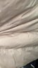雪中飛羽絨馬甲女短款2024年新款品牌冬薄款背心輕薄外穿內(nèi)搭馬夾 白杏米 L 曬單實(shí)拍圖