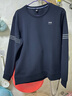 吉普（JEEP）品牌衛衣男春秋冬季新款男士圓領(lǐng)長(cháng)袖t恤休閑運動(dòng)加絨打底套頭衫 常規款 藏藍色 2XL -135-150斤 曬單實(shí)拍圖