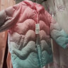 雪中飛kids童裝兒童羽絨服新款洋氣女童中大童漸變連帽羽絨服 粉藍色 150 曬單實拍圖
