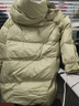 鴨鴨正品羽絨服女士中長(cháng)款2025冬季新款小個(gè)子時(shí)尚連帽加厚保暖外外套 綠色 M (160) 曬單實(shí)拍圖