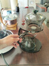獵玄玻璃自動(dòng)泡茶器懶人茶具磁吸泡茶壺現代簡(jiǎn)約功夫茶具茶盤(pán)茶杯整套 月牙煙灰磁吸茶具 曬單實(shí)拍圖