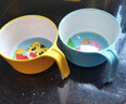 五和（WUHE）輔食碗兒童餐具寶寶吃飯碗卡通帶手柄嬰幼兒碗耐樹(shù)脂食品級防燙 巧虎400ml+大頭勺 曬單實(shí)拍圖