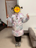 迪士尼（DISNEY）童裝兒童女童五防抑菌抗靜電中長(cháng)款90羽絨服24冬DB441KE33藍120 曬單實(shí)拍圖