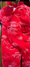 全棉時(shí)代寶寶過(guò)年拜年服冬裝嬰兒夾棉連體衣加厚棉服喜慶新生兒見(jiàn)面禮 亭臺(tái)畫(huà)卷紅底 66cm （3-6月 60-68cm） 曬單實(shí)拍圖