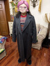 兆君2024秋冬高端純色羊毛大衣女西裝領(lǐng)兩?？坶L(cháng)款毛呢外套 深灰 L 曬單實(shí)拍圖