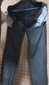 與狼共舞【固色升級】彈力舒適牛仔褲男長絨棉混紡褲子 112中藍 33  曬單實拍圖