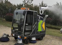 四輪電動掃地車清掃車大容量霧炮抑塵掃地機(jī)路面小區(qū)工業(yè)倉庫清掃小微型駕駛式新能源掃路車五刷掃把清潔車 刷子 配件 XYW 曬單實(shí)拍圖