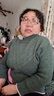 啄木鳥(niǎo)加絨加厚毛衣女秋冬季新款寬松洋氣半高領(lǐng)針織打底衫保暖上衣女 軍綠色【加絨加厚】 3XL 建議140-145斤 曬單實(shí)拍圖