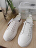 意爾康男鞋休閑鞋新款鞋子男百搭透氣商務(wù)皮鞋男舒適小白鞋男士套腳板鞋 白色E51504767 41 運動(dòng)鞋尺碼 曬單實(shí)拍圖