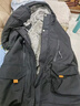 啄木鳥加絨加厚棉服男春秋冬季外套男新款潮棉衣男士休閑防寒羽襖絨服男 黑色 XL (建議120-140斤) 曬單實拍圖