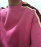 德瑪納【時髦博主風(fēng)】春秋圓領(lǐng)長袖彈力棉質(zhì)撞色運(yùn)動空氣層衛(wèi)衣女上衣 曬單實(shí)拍圖