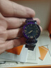 格瑪仕（gemax）格瑪仕品牌女士手表女款星空手表女生十大防水名牌電子表國表腕表 紫殼黑面（手表+手鐲+項鏈+禮盒） 曬單實拍圖