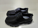 雅格獅丹（Aquascutum）皮鞋男夏季2025新款商務(wù)休閑鞋高端編織頭層牛皮正裝鞋 黑色 40 【偏大一碼】 曬單實(shí)拍圖