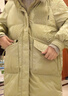 香影綠色羽絨服女冬季2024新款牛油果綠白鴨絨中長(cháng)高級感毛領(lǐng)外套 果綠 M 曬單實(shí)拍圖