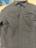 諾帝卡（NAUTICA）【單件直降】秋冬新款防輕潑水襯衫領(lǐng)內(nèi)充80鴨絨羽絨服JE4452 深碳灰01C M 曬單實拍圖