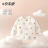 貝樂(lè )咿嬰兒衣服夾棉上衣秋冬季男女寶寶棉服薄棉保暖新生兒外出加厚棉襖 5839愛(ài)心熊 90cm 曬單實(shí)拍圖