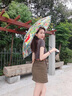 蠟筆小新透明雨傘三折傘全自動(dòng)直柄傘卡通可愛(ài)折疊兒童網(wǎng)紅學(xué)生傘 蠟筆小新透明折疊傘（自動(dòng)） 曬單實(shí)拍圖