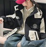 G.DUCKKIDS童裝女童沖鋒衣三合一新款兒童衣服女孩秋冬季夾克可拆卸加絨加厚 858黑色 170 (建議身高160cm 14-15歲) 曬單實拍圖