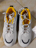 愛(ài)尊仕男鞋2025秋季新款透氣網(wǎng)面增高防滑運動(dòng)鞋男士百搭休閑跑步鞋子男 白黃色 42 曬單實(shí)拍圖