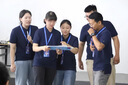 聽(tīng)衫閣工作服刺繡印LOGO上衣短袖t恤定制翻領(lǐng)polo定做公司工衣團體服 藏青 L 曬單實(shí)拍圖
