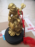 天祥緣 銅猴子擺件如意猴十二生肖猴辦公桌擺件開業(yè)送禮工藝品家居裝飾 5號(hào)銅如意猴 配底座 曬單實(shí)拍圖