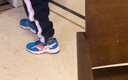 亞瑟士（asics）童鞋男女兒童平衡車(chē)休閑耐磨網(wǎng)眼透氣運(yùn)動(dòng)鞋1154A140 曬單實(shí)拍圖